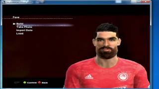 Pes face του Ολυμπιακού στ pro2013 την σεζόν 2020Pes face of all team Olympiacos season 2020 pes13 [upl. by Sinnel619]