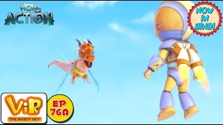 Vir The Robot Boy  Vir vs Giant Bug  As Seen On HungamaTV  WowKidz Action [upl. by Norreht]