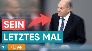 LIVE NeuwahlShowdown im Bundestag  Jetzt gibt Scholz Regierungserklärung ab [upl. by Inahs]