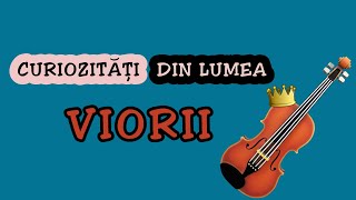 Curiozități din lumea viorii  Educația muzicală  Istoria muzicii  The history of the violin [upl. by Kenzie294]