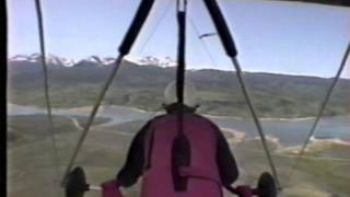 Hang Glider Sled Ride Williams Peak Colorado [upl. by Hanauq]