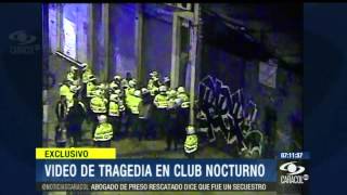 Este video muestra lo que ocurrió en las afueras de club nocturno bogotano [upl. by Ahsitauq]