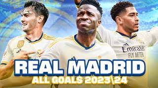 ¡TODOS los GOLES del REAL MADRID en la temporada 202324 [upl. by Nikki904]