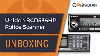 Uniden BCD536HP Police Scanner  Unboxing [upl. by Standing]