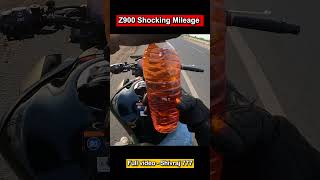 New Z900 Shocking High Speed Mileage 😱  Kawasaki Z900 1L Mileage  kawasaki z900 [upl. by Dorrej]