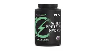 Dux Nutrition  Whey Protein Hydro  Pote 900g  Sabor Chocolate [upl. by Haroved]