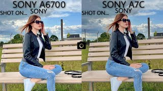 Sony A6700 Vs Sony A7C  Camera Test Comparison [upl. by Eiramik]