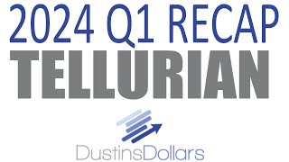 Tellurian 2024 Q1 Earnings Recap  TELL stock analysis  Dustins Dollars stream May 05 24 [upl. by Ceevah]