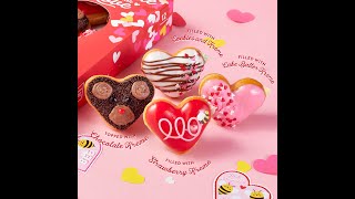 Krispy Kremes NEW Valentines Doughnuts​ [upl. by Mauldon]