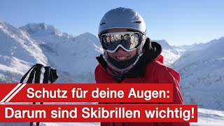 Die Skibrille schützt deine Augen  Empfehlung bei Schnee und Winter [upl. by Wakeen]