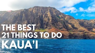 21 Things to Do Around Kauai Hawaii  Two residents share their favorite things to do on Kauai [upl. by Sdlonyer]