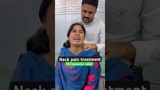 Neck pain chiropractic relief trend ytshort feed [upl. by Fedak]