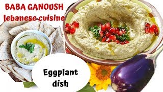 MOUTABAL  Baba Ganoush  lebanese cuisine [upl. by Toffey]