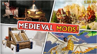 Best Medieval Fantasy Survival mods for Minecraft PE 12050 [upl. by Ataliah265]