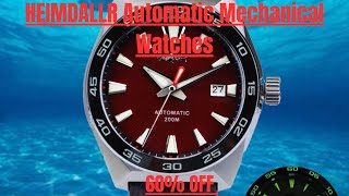 HEIMDALLR Automatic Mechanical Watches Save up to 60 [upl. by Nelluc]