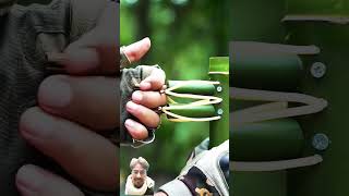 archery toys outdoors diy bambooart bamboo slingshots trending bamboogun viralshort today [upl. by Heath]