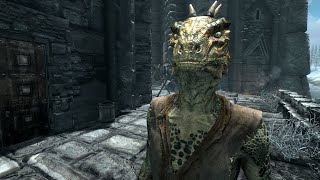 I have to assume that all Argonians do this  Skyrim Gameplay Highlights shorts [upl. by Nniuqal642]