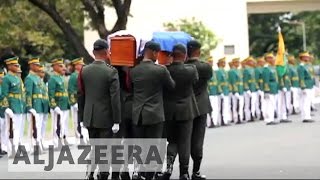 Philippines former leader Marcos buried with honours [upl. by Walley]