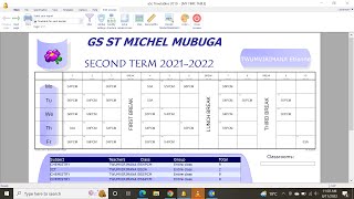 HOW TO DESIGN AND PRINT aSc TIMETABLES [upl. by Yssis]