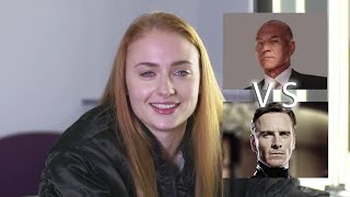 Sophie Turner Plays An ‘XMen’Themed Would You Rather [upl. by Elatsyrc334]