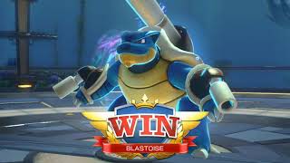 BLASTOISE GAMEPLAY  Pokken Tournament DX  Shooty Turtle [upl. by Ainak474]