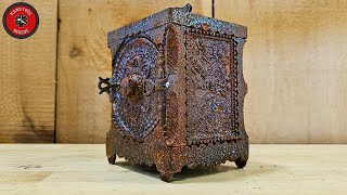 Whats in the box 1890s Safe Restoration [upl. by Jobina672]