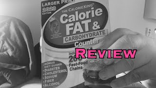 VLOG 930  REVIEW OF CALORIE KING CALORIE FAT AND CARBOHYDRATE COUNTER [upl. by Brady415]