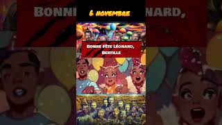 Bonne Fête Léonard Bertille 6 novembre leonard leonardo bertille [upl. by Akinimod]