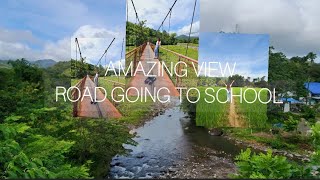 Amazing Road going to school 🏫 philippines 🇵🇭 [upl. by Alika]