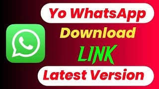 YO Whatsapp download link 🔗 YO Whatsapp kaise update kare  How to update yowhatsapp [upl. by Attenweiler]