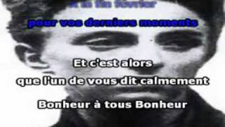 lAffiche rougeLéo Ferre EscuderoAragon Karaoke [upl. by Allcot]