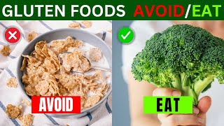 12 Gluten Free Foods List What To Eat And NOT To Eat [upl. by Noxaj]