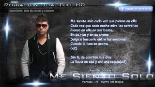 Me Siento Solo Con Letra  Farruko Original [upl. by Alesig754]