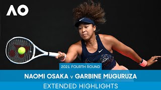 Garbine Muguruza v Naomi Osaka Extended Highlights  Australian Open 2021 Fourth Round [upl. by Uos317]