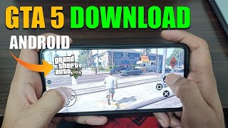 📥 GTA 5 MOBILE DOWNLOAD  HOW TO DOWNLOAD GTA V IN ANDROID  TechnoGamerzOfficial [upl. by Ariak80]