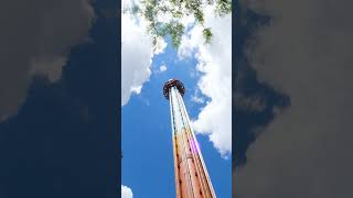 EPIC Drop Tower  Falcons Fury [upl. by Anilehs641]