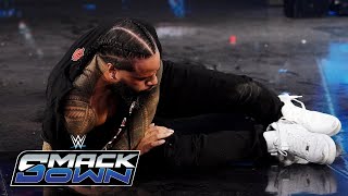 The Bloodline drag Jimmy Uso out from the back SmackDown highlights Oct 18 2024 [upl. by Retluoc768]