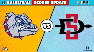 Gonzaga vs San Diego State  NCAA Mens Basketball 2024  Gonzaga Basketball Live Score Update today [upl. by Utimer404]