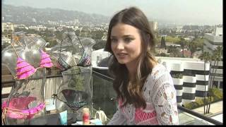 Miranda Kerr talks being thin as she struts her stuff in Victorias Secret range [upl. by Yelkcub]