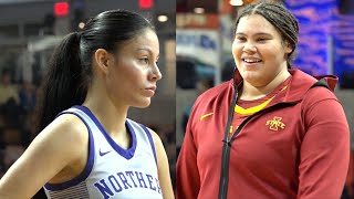 8 IOWA STATE UPSET BY NORTHERN IOWA Maya McDermott DROPS 37 vs Audi Crooks [upl. by Prescott]