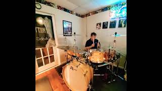 Motley Crue Ten Seconds to Love drum cover [upl. by Airdnalahs564]