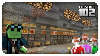 Lets Play Minecraft PE  Ep102  Automatic Potion Lab [upl. by Tiraj]