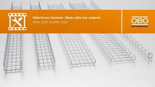 Mesh cable tray systems – OBO Bettermann [upl. by Dyson]