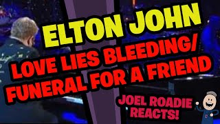 Elton John  Funeral for a Friend  Love Lies Bleeding LIVE  Roadie Reacts [upl. by Belinda795]