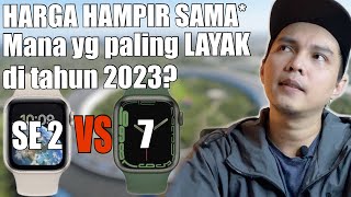 PILIH APPLE WATCH SE 2 ATAU APPLE WATCH SERIES 7 MANA YANG LEBIH LAYAK DIBELI DI TAHUN 2023 [upl. by Odnolor243]