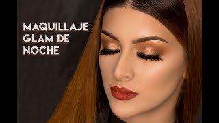 Maquillaje Glam de Noche Fácil  Tutorial Paso a Paso [upl. by Dole]