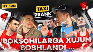 Taksi prank 129Soni😜 Boks boyicha Jahon chempioni Qudratillo Abduqaxxorov bilan prank boldi😱 [upl. by Manolo775]