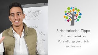 3 rhetorische Tipps für dein perfektes Vorstellungsgespräch [upl. by Felicie46]