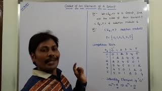 PART 2  ORDER OF AN ELEMENT IN A GROUP  ALGEBRAIC STRUCTURES  DISCRETE MATHEMATICS [upl. by Olimpia]