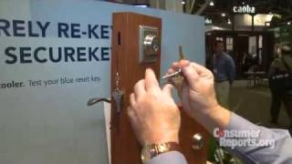 Schlage SecureKey 2010 International Builders Show  Consumer Reports [upl. by Roselia965]